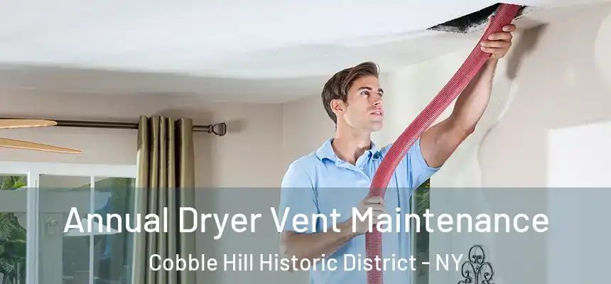 Annual Dryer Vent Maintenance Cobble Hill Historic District - NY