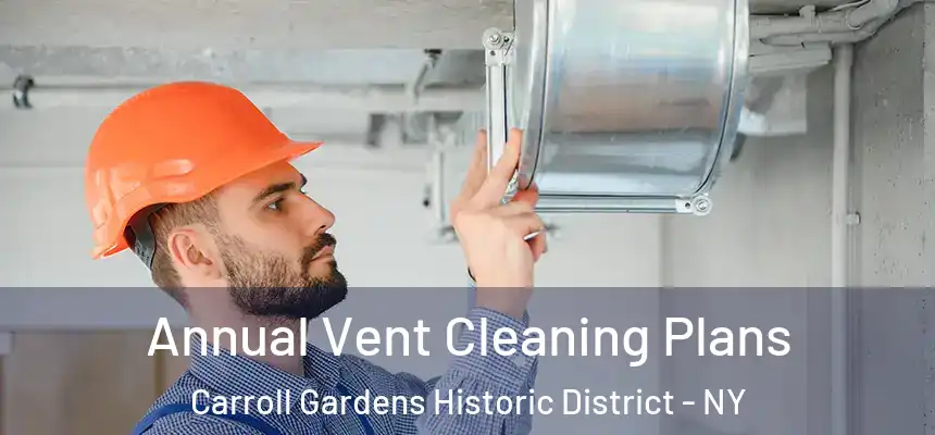  Annual Vent Cleaning Plans Carroll Gardens Historic District - NY