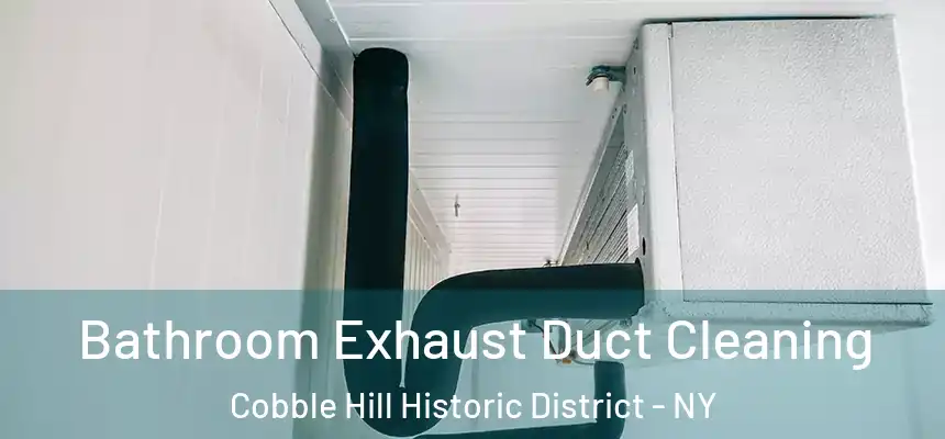 Bathroom Exhaust Duct Cleaning Cobble Hill Historic District - NY
