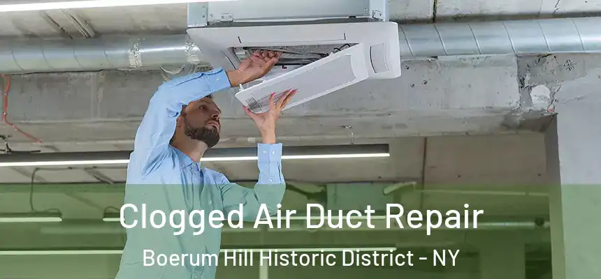  Clogged Air Duct Repair Boerum Hill Historic District - NY