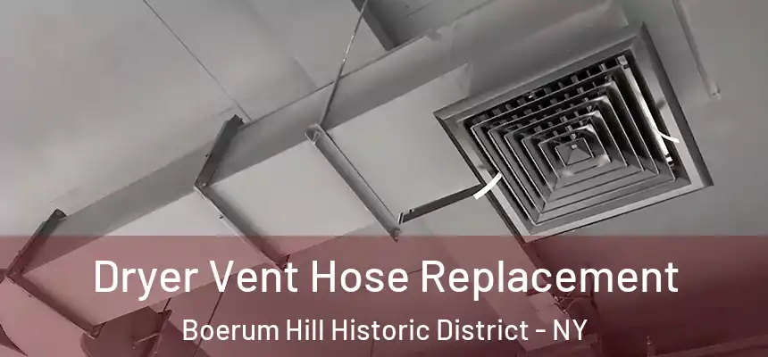 Dryer Vent Hose Replacement Boerum Hill Historic District - NY