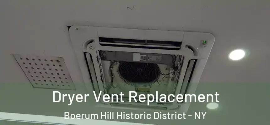 Dryer Vent Replacement Boerum Hill Historic District - NY