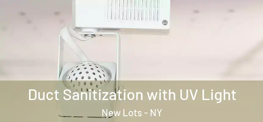 Duct Sanitization with UV Light New Lots - NY