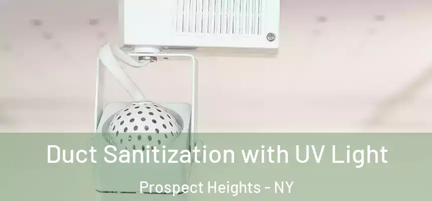 Duct Sanitization with UV Light Prospect Heights - NY