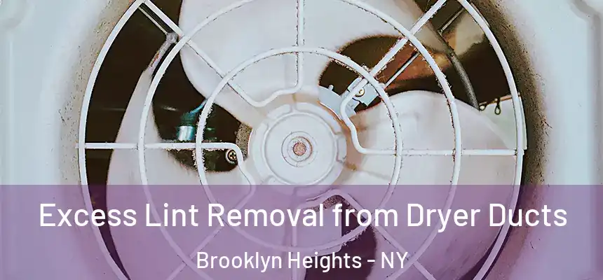 Excess Lint Removal from Dryer Ducts Brooklyn Heights - NY