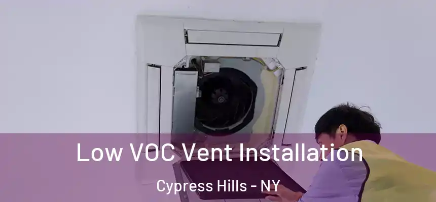 Low VOC Vent Installation Cypress Hills - NY