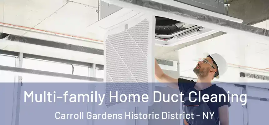 Multi-family Home Duct Cleaning Carroll Gardens Historic District - NY